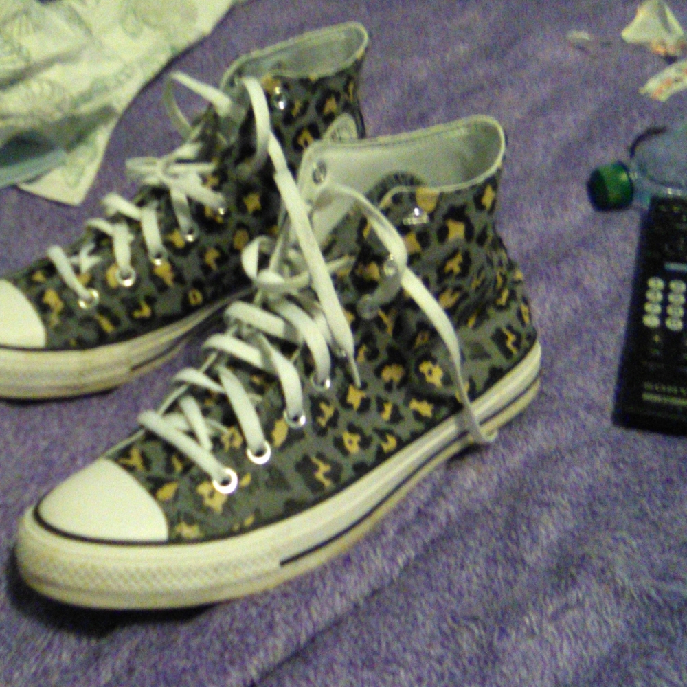 Limited Addition Cheetah print high tops size 11